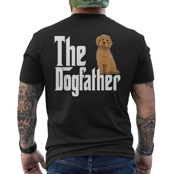 Labradoodle Dog Dad Dogfather Dogs Daddy Father Mens Back Print T-shirt