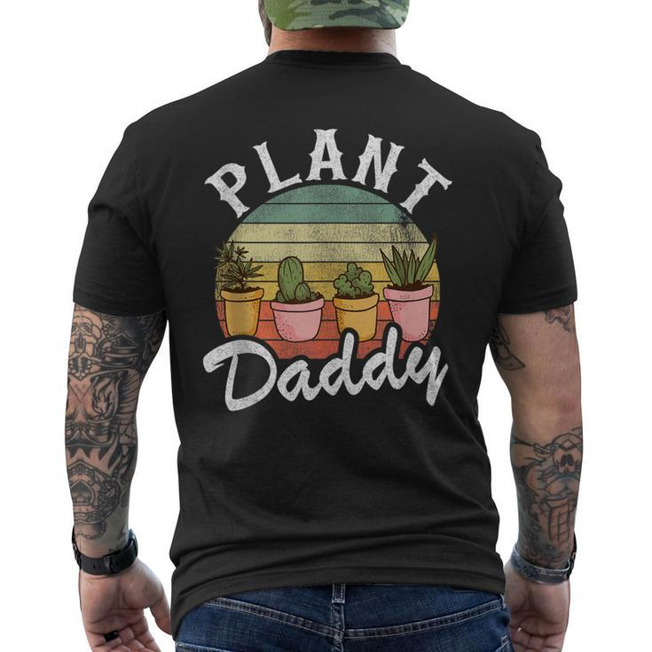 Landscaper Gardener Dad Plants Expert Plant Daddy Men's T-shirt Back Print