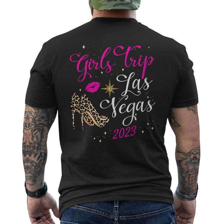 Las Vegas Girls Trip 2023 Girls Vegas Birthday Squad Men's Back Print T-shirt