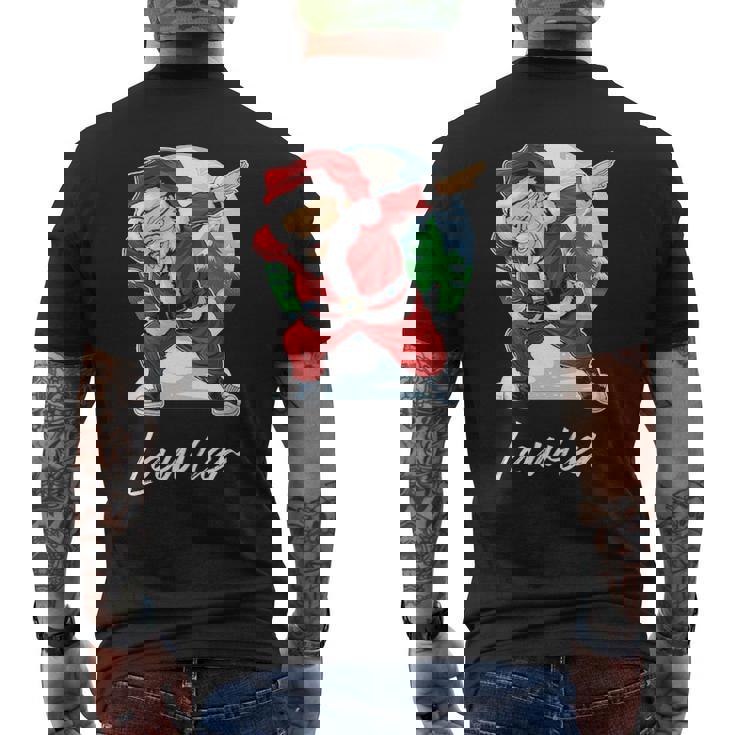 Lawler Name Gift Santa Lawler Mens Back Print T-shirt