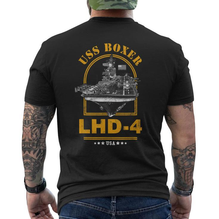 Lhd4 Uss Boxer Men's T-shirt Back Print