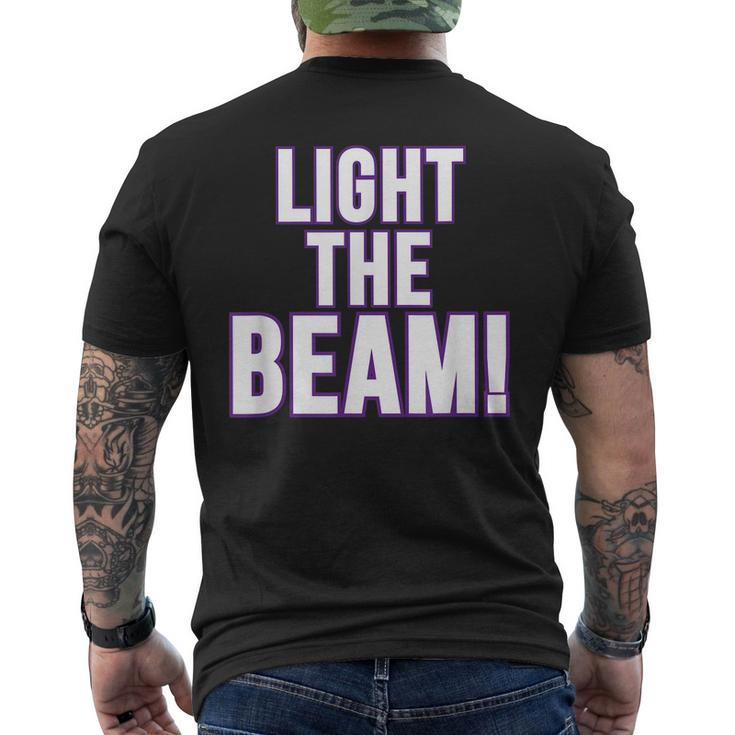 Light The Beam Sacramento Men's Back Print T-shirt