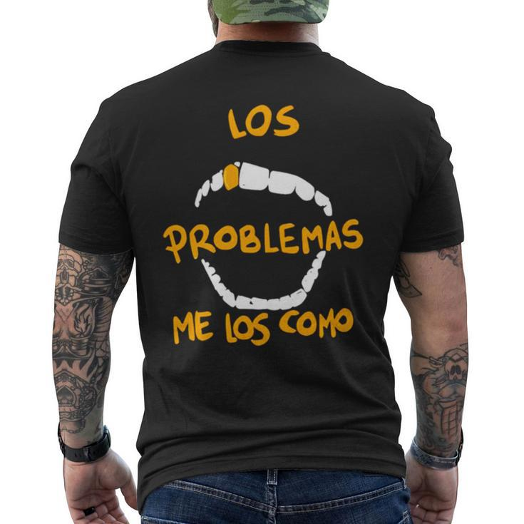 Los Problemas Me Los Como Men's Back Print T-shirt