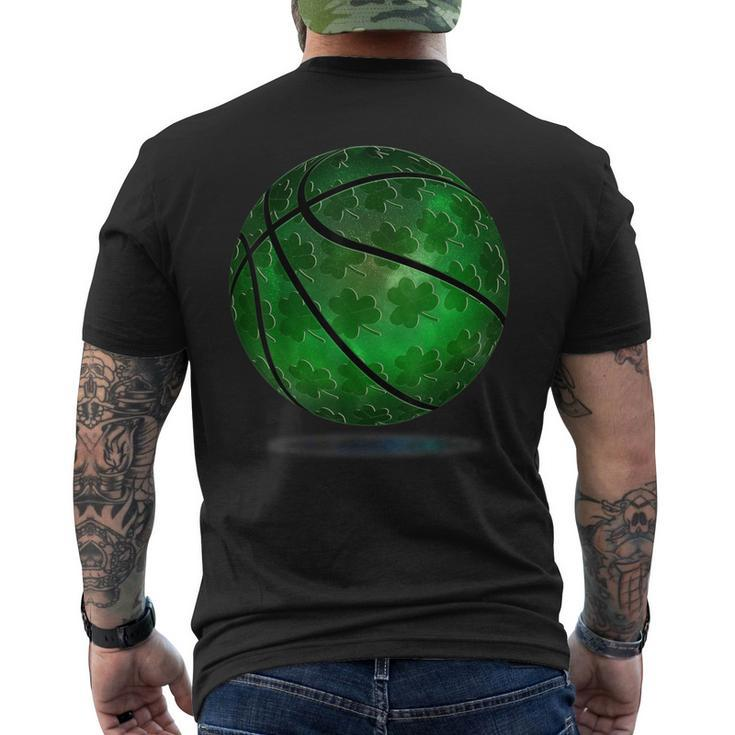 Luck Of The Irish St Patricks Day Accessories Basketball Men's Back Print T-shirt