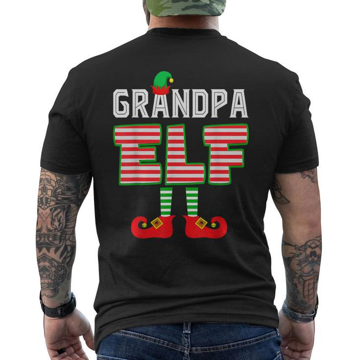 Matching Christmas Family Season  Grandpa Elf Funny Mens Back Print T-shirt