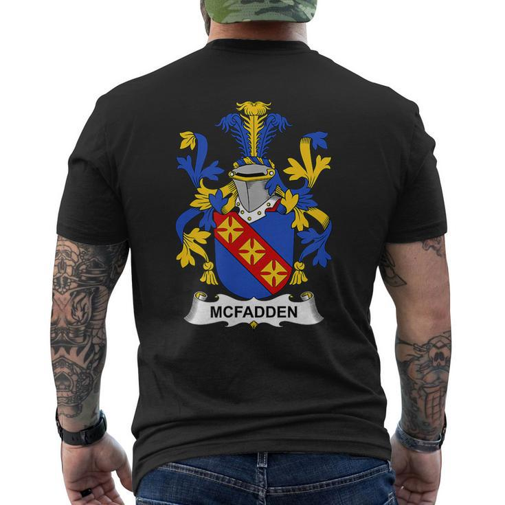 Mcfadden Coat Of Arms Family Crest Mens Back Print T-shirt