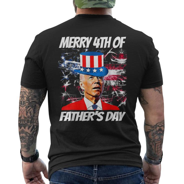 Merry 4Th Of Fathers Day Joe Biden Happy Fathers Day Men's T-shirt Back Print