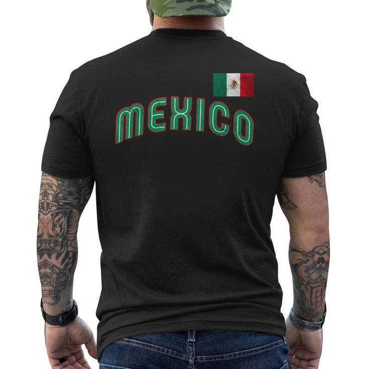 Mexican Baseball 2023 Player Mexico Pride Flag Baseball Men's Back Print T-shirt