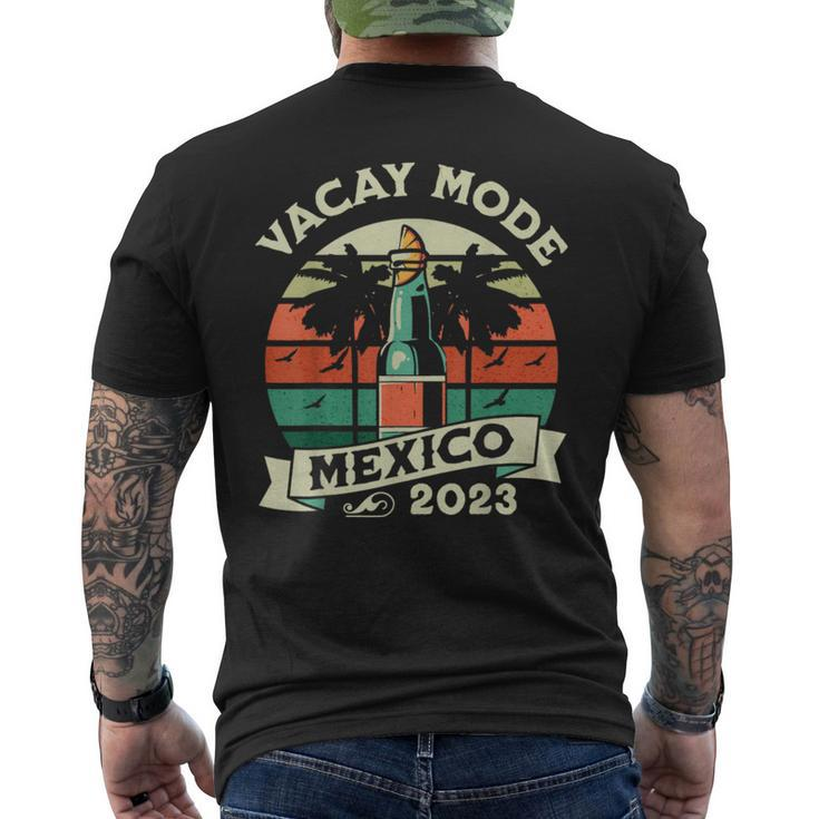 Mexico Girls Trip 2023 Vacay Mode Summer Beach Vacation Men's Back Print T-shirt