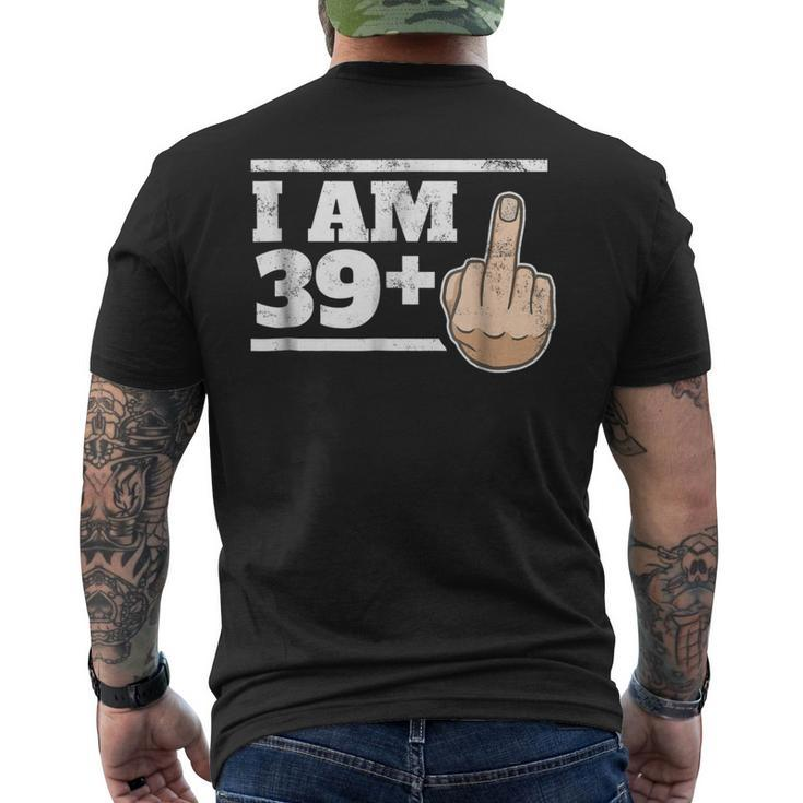 Milestone 40Th Birthday - Gag Bday Joke Idea 391 Men's Back Print T-shirt