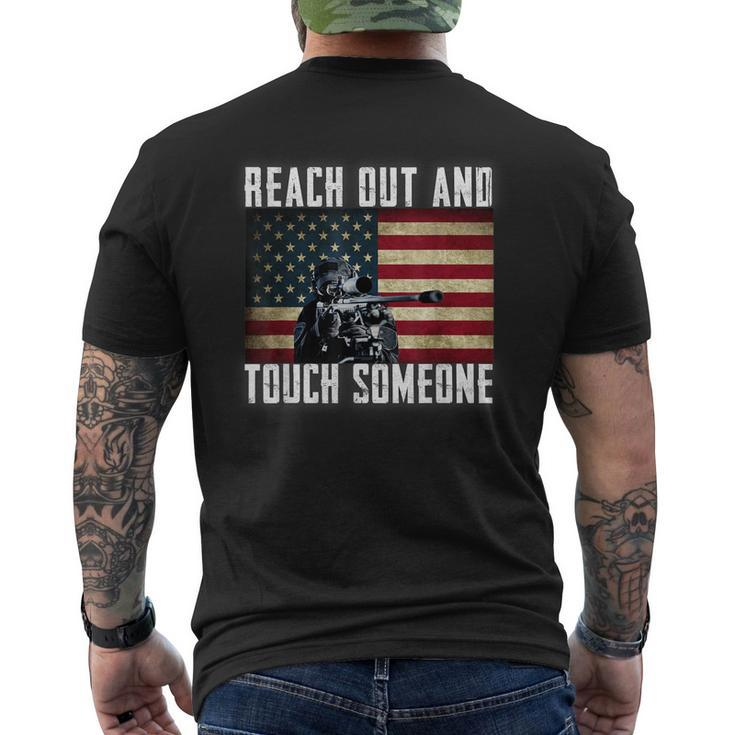 Military Sniper Funny Sayings For Gun Lovers Mens Back Print T-shirt