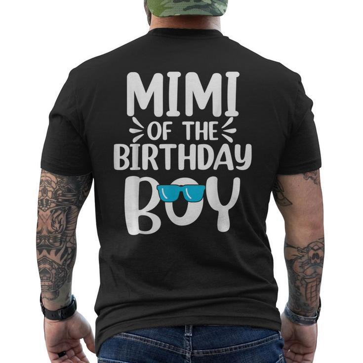 Mimi Of The Birthday Boy Mom Dad Kids Family Matching Mens Back Print T-shirt