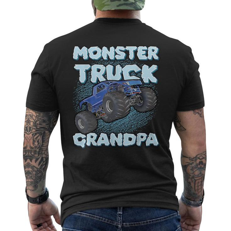 Monster Truck Grandpa For Grandpas Cool Monster Truck Men's Back Print T-shirt