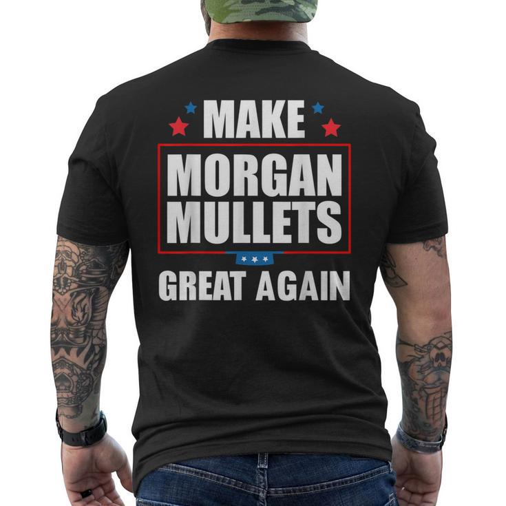 Make Morgan Mullets Great Again Country Music Men's Back Print T-shirt