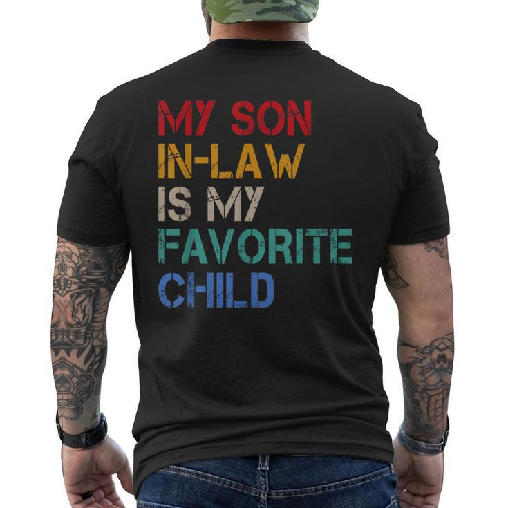 My Son-In-Law Men's Crewneck Short Sleeve Back Print T-shirt
