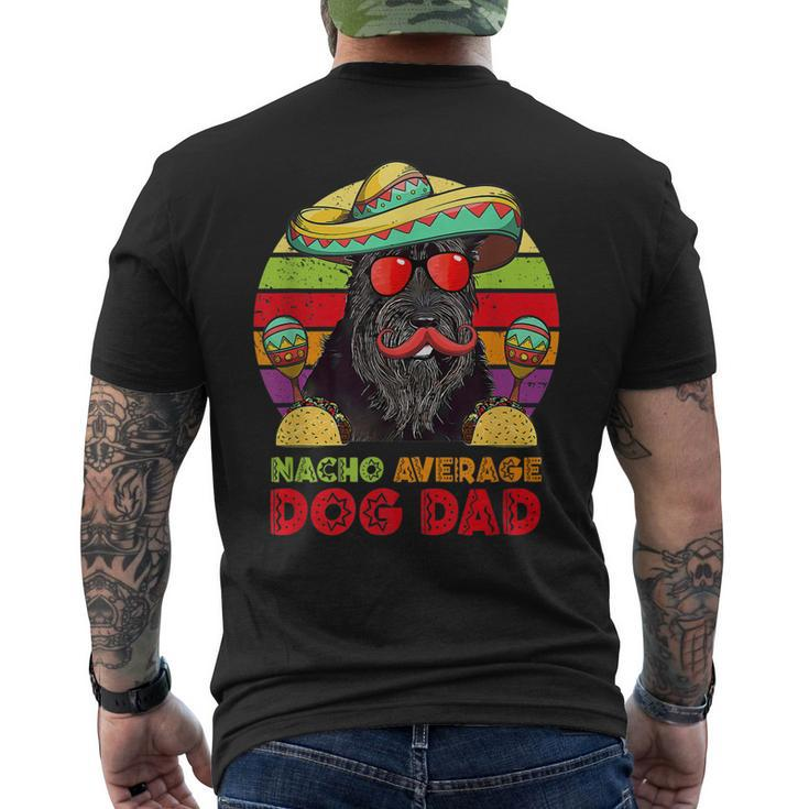 Nacho Average Giant Schnauzer Dog Dad Cinco De Mayo Men's Back Print T-shirt