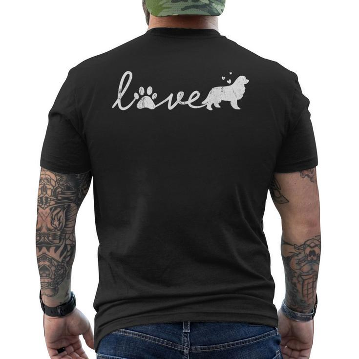 Newfoundland Newfie Mom Dad Dog Love Pet Paw Men's Back Print T-shirt
