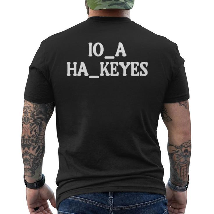 No Dubs Io A Ha Keyes Men's Back Print T-shirt