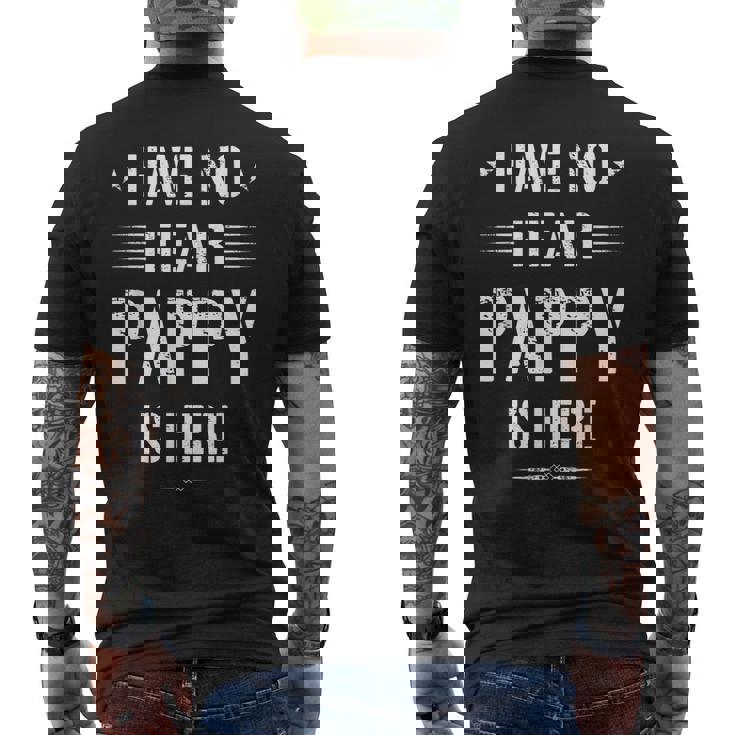Have No Fear Pappy Is Here Dad Men's Back Print T-shirt