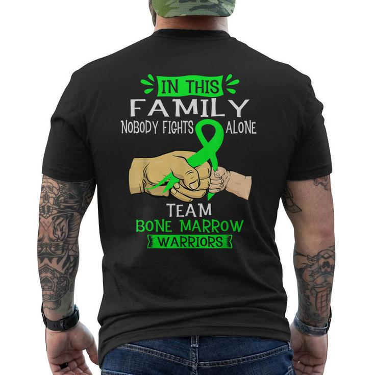 Nobody Fights Alone Team Bone Marrow Warrior Men's Back Print T-shirt