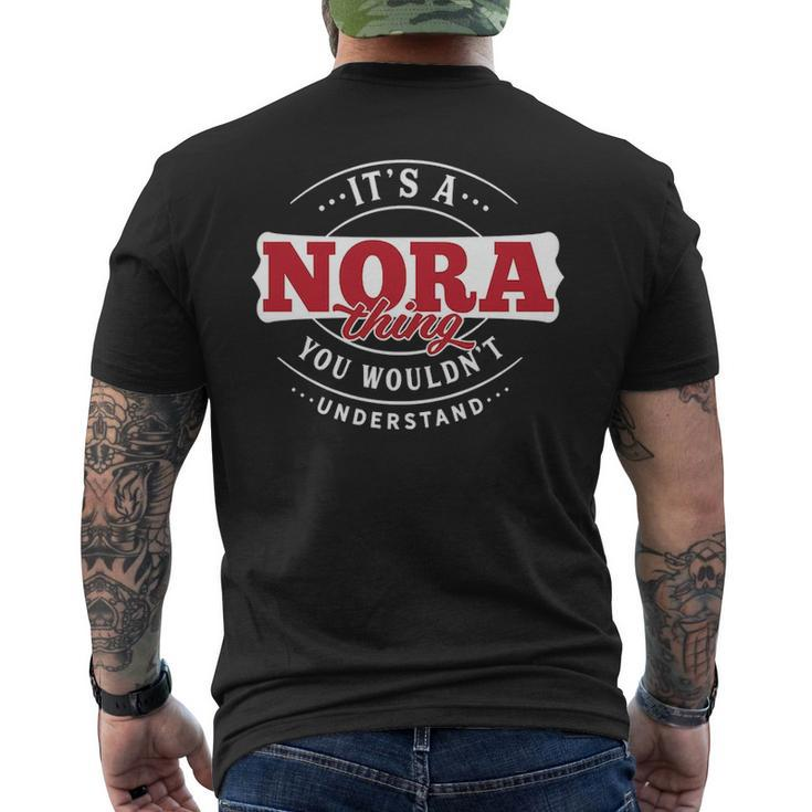 Nora Thing You Wouldnt Understand Fitted Men's T-shirt Back Print