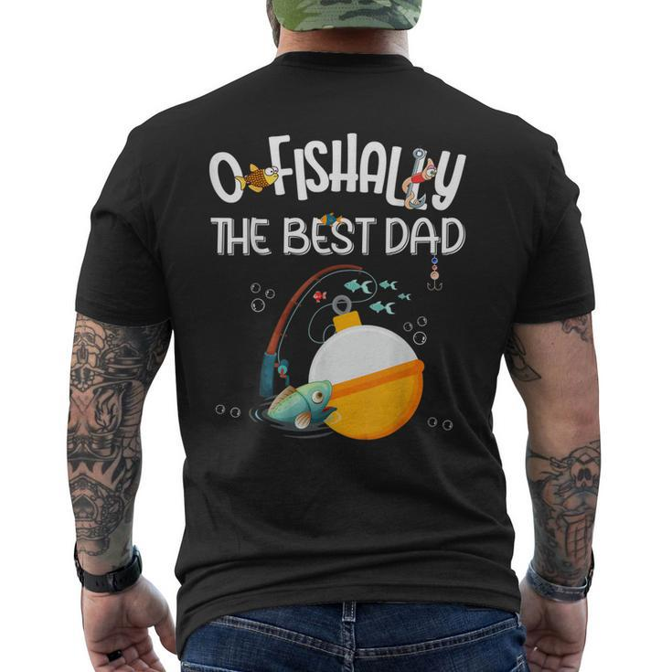 O Fish Ally One Birthday Outfit Dad Of The Birthday Gift For Mens Mens Back  Print T-shirt