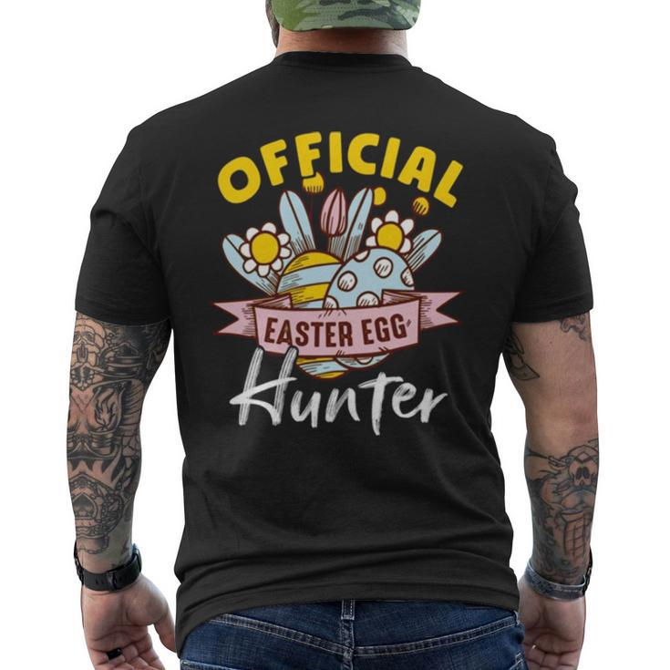 Official Easter Egg Hunter Retro Men's Back Print T-shirt