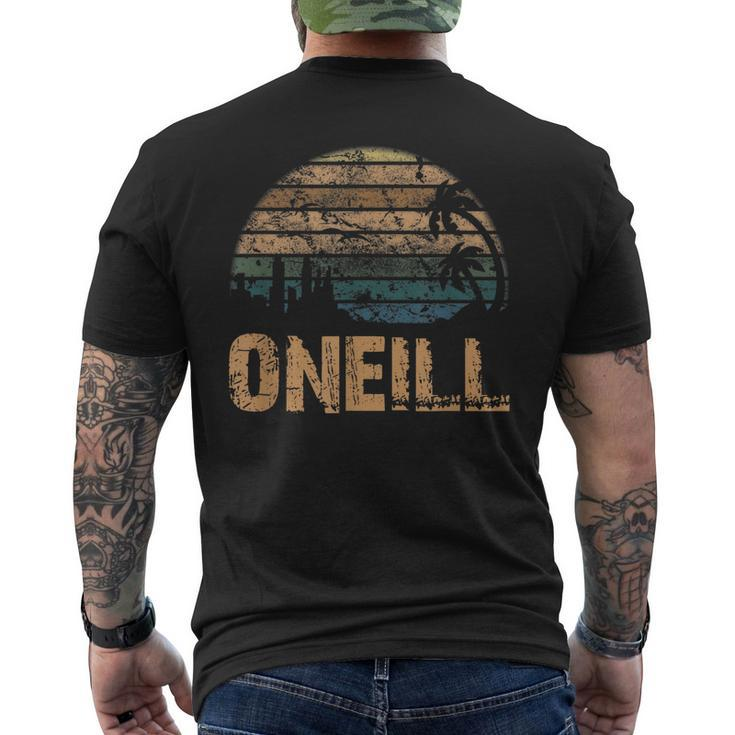 Oneill Vintage Sunset College Men's T-shirt Back Print