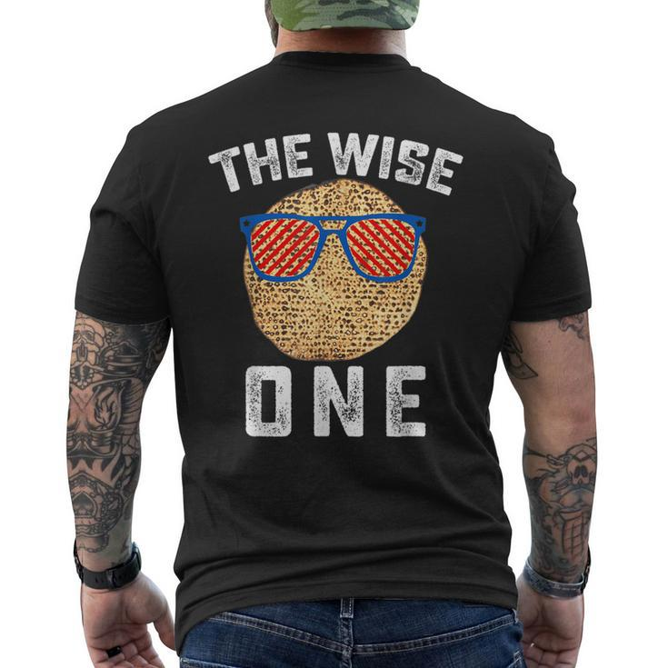 Passover The Wise One Jewish Pesach Matzo Jew Holiday Men's Back Print T-shirt