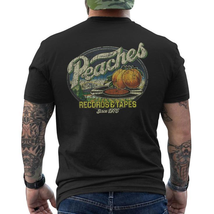 Peaches Records & Tapes 1975 Men's T-shirt Back Print