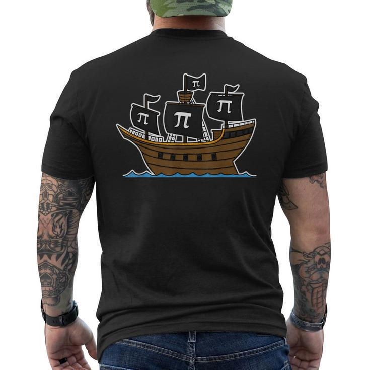 Pi-Rate - Happy Pi Day Math Geek Pirate Lover Men's T-shirt Back Print