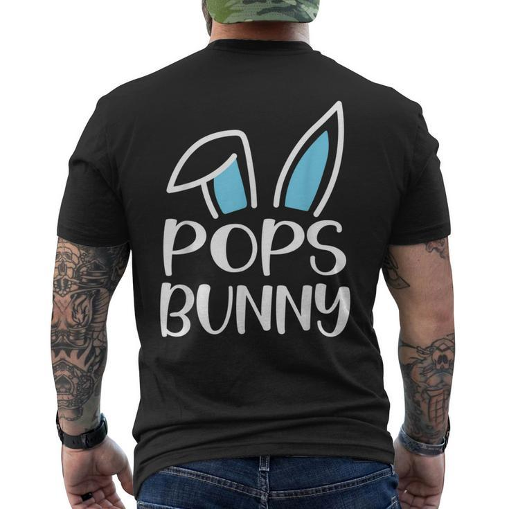 Pops Bunny Happy Easter Family Matching Men's Back Print T-shirt