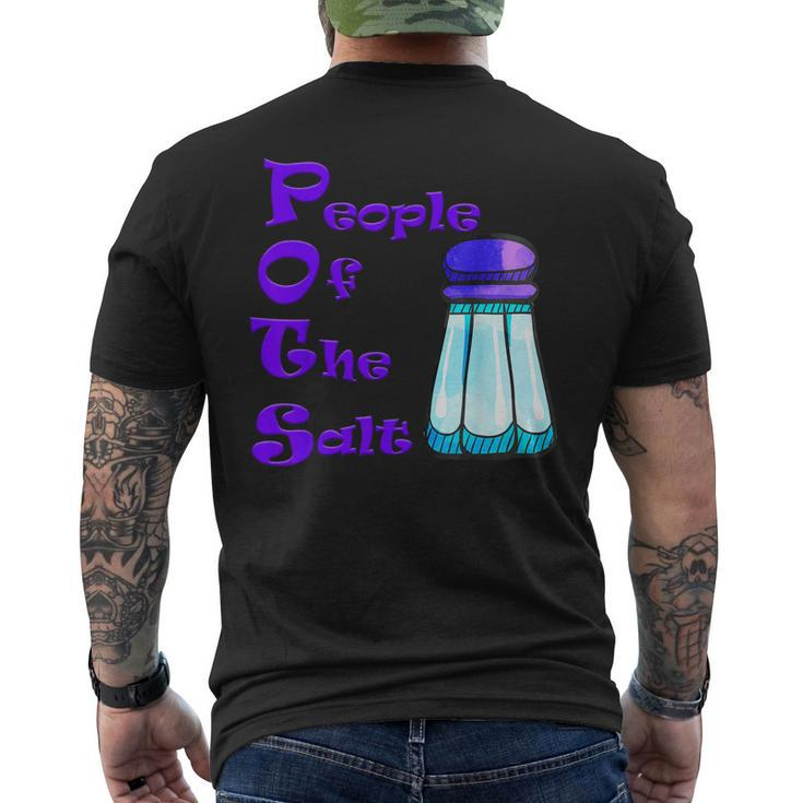 Pots People Of The Salt Men's Back Print T-shirt