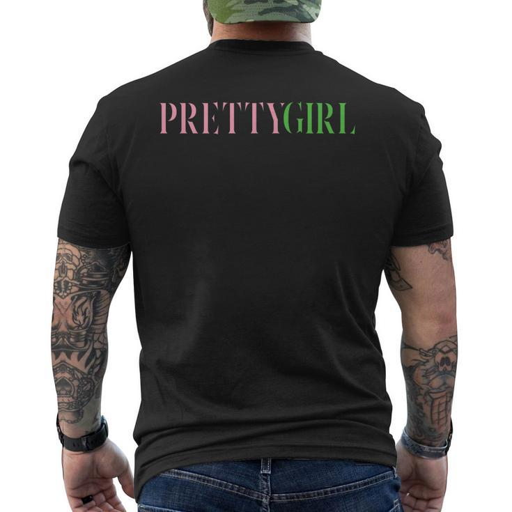 Pretty Girl Aka Beauty Style Men's Back Print T-shirt