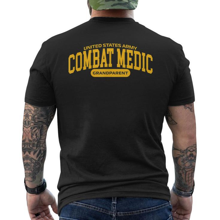 Proud Combat Medic Grandparent Men's Back Print T-shirt