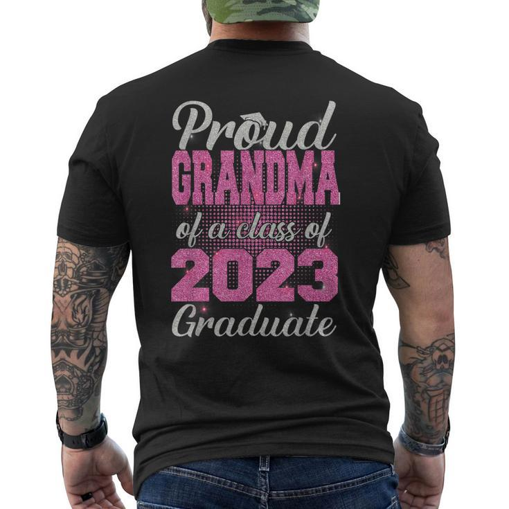 Proud Grandma Of A Class Of 2023 Graduate Senior Men's Back Print T-shirt