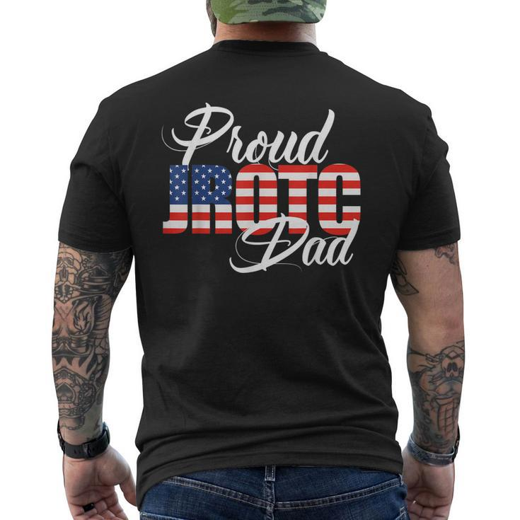 Proud Jrotc Dad  For Proud Father Of Junior Rotc Cadets Mens Back Print T-shirt