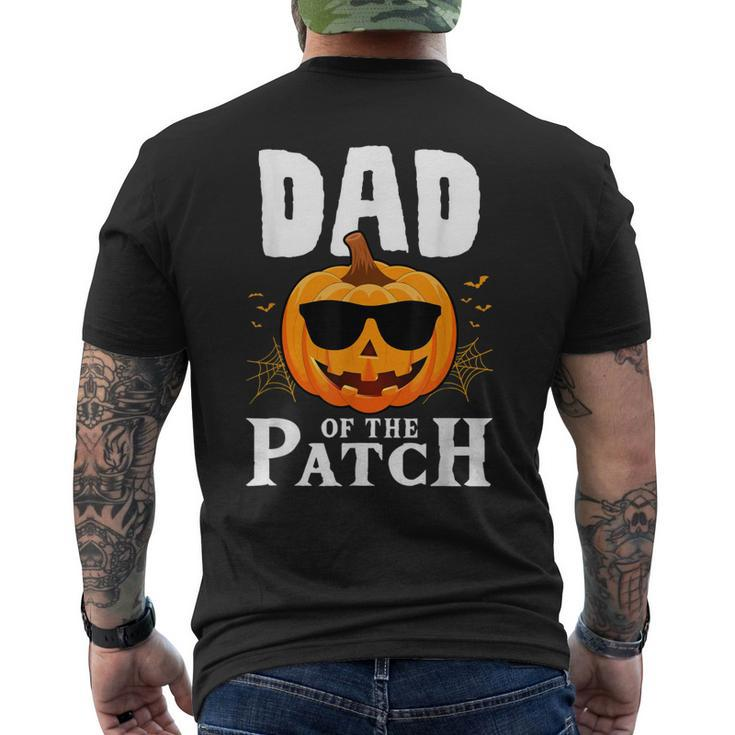 Pumpkin Dad Of The Patch Family Halloween Costume Gift Mens Back Print T-shirt