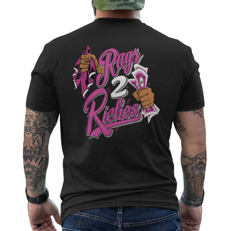Rag 2 Riches Gs Active Fuchsia Matching Men's Back Print T-shirt