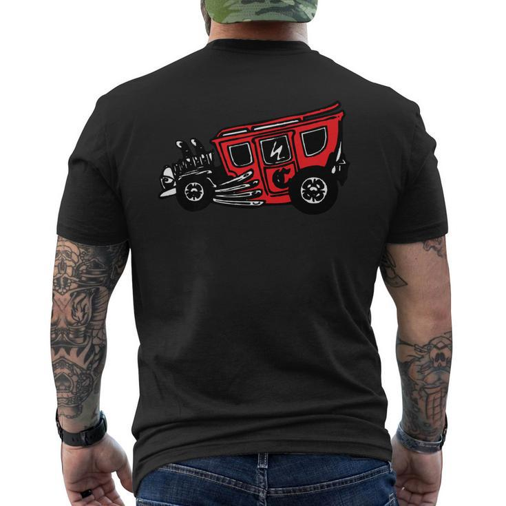 Rat Rod Car  Mechanic Motor Racing Mens Back Print T-shirt
