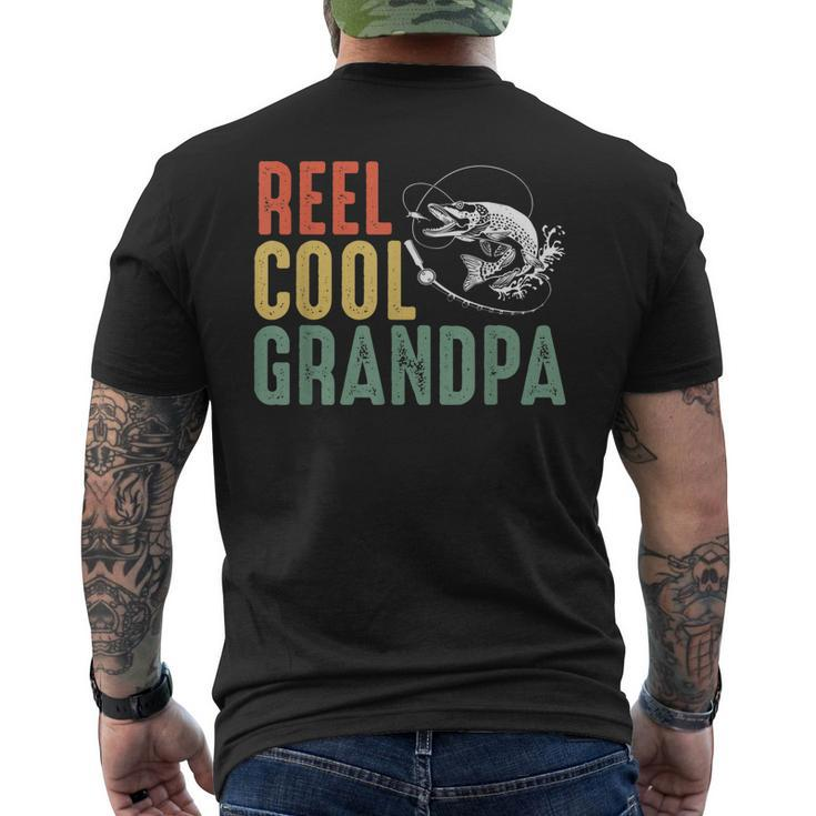 Reel Cool Grandpa For Grandpa And Grandfather Men's Back Print T-shirt