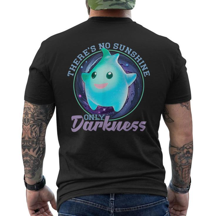 Theres No Sunshine Only Darkness Shiny Men's Back Print T-shirt