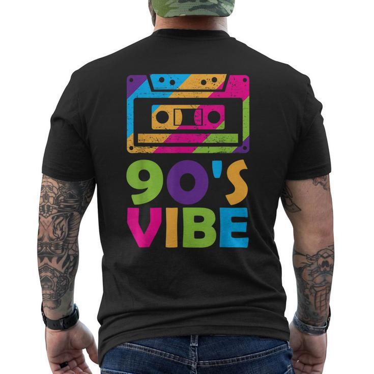 Retro Aesthetic Costume Party Outfit - 90S Vibe Men's Back Print T-shirt