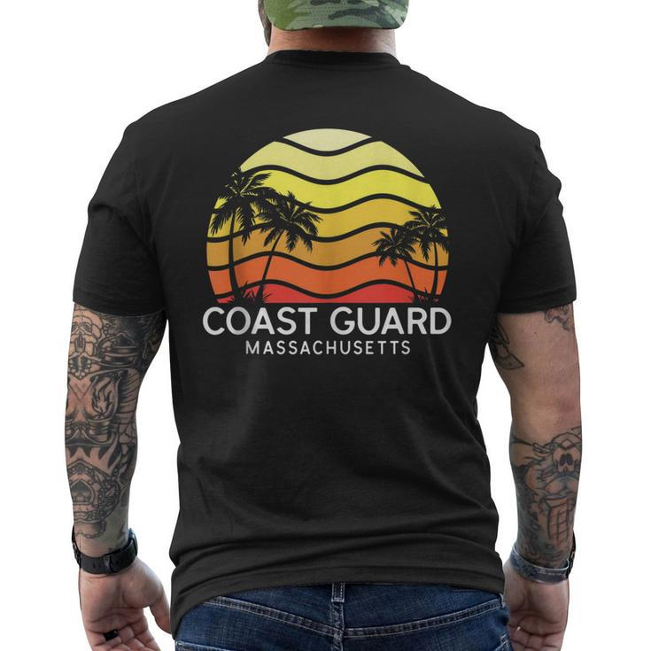 Retro Coast Guard Surf Beach Vintage Palm Venice 70S Men's T-shirt Back Print