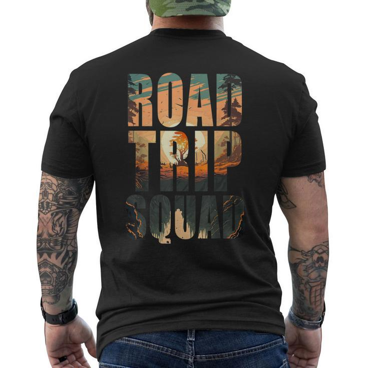 Road Trip Squad Vacation Getaway 2023 Men's Back Print T-shirt