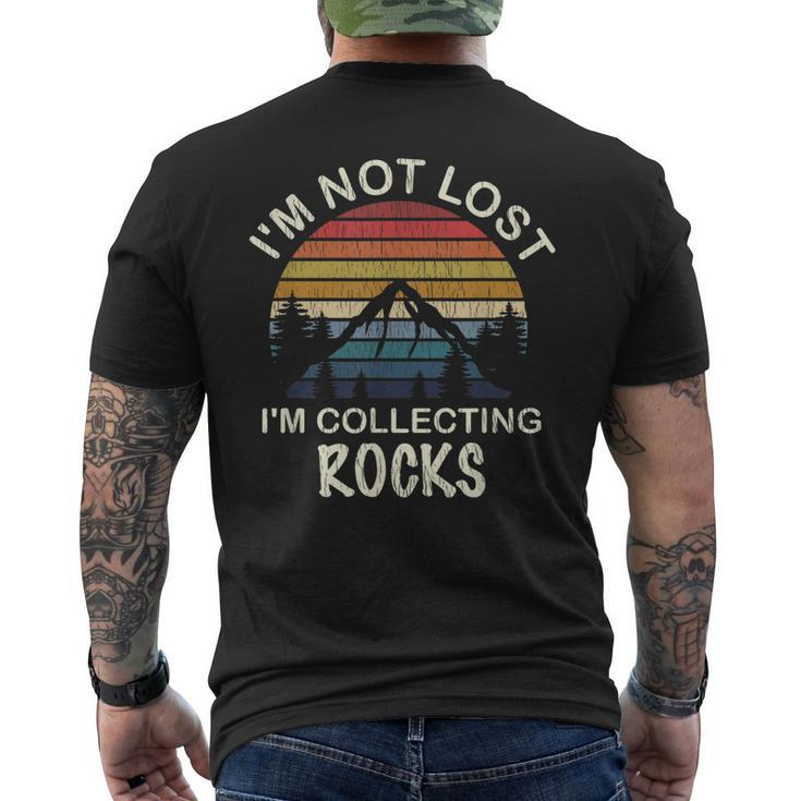 Rock Collecting - Geologist - Rock Collector Men's Back Print T-shirt