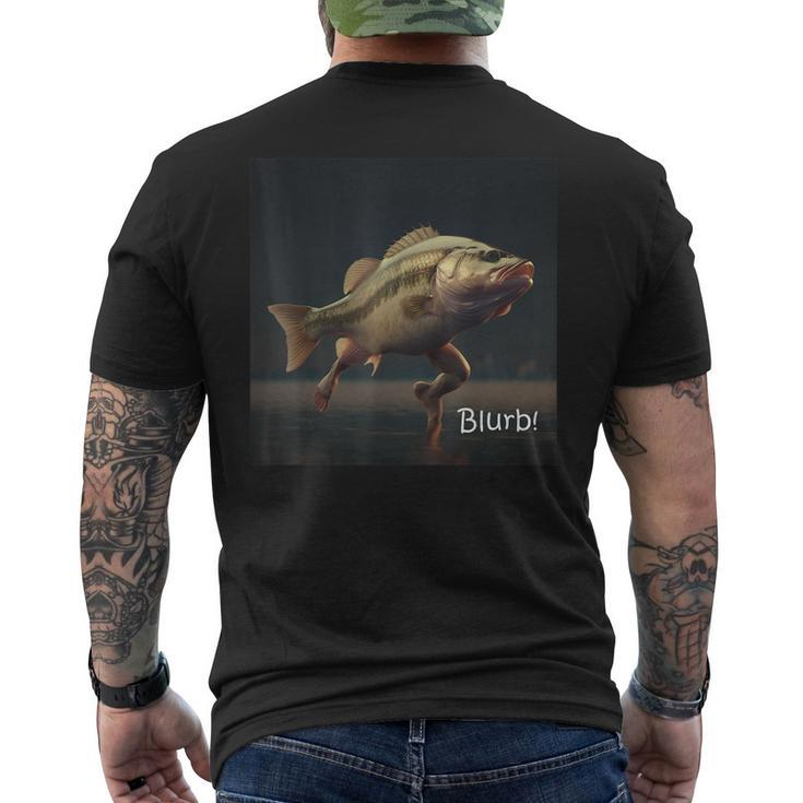 Running Fish Men's Back Print T-shirt