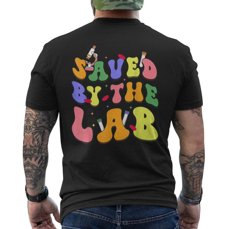 Saved By The Lab Retro Lab Week 2023 Medical Laboratory Tech Men's Back Print T-shirt