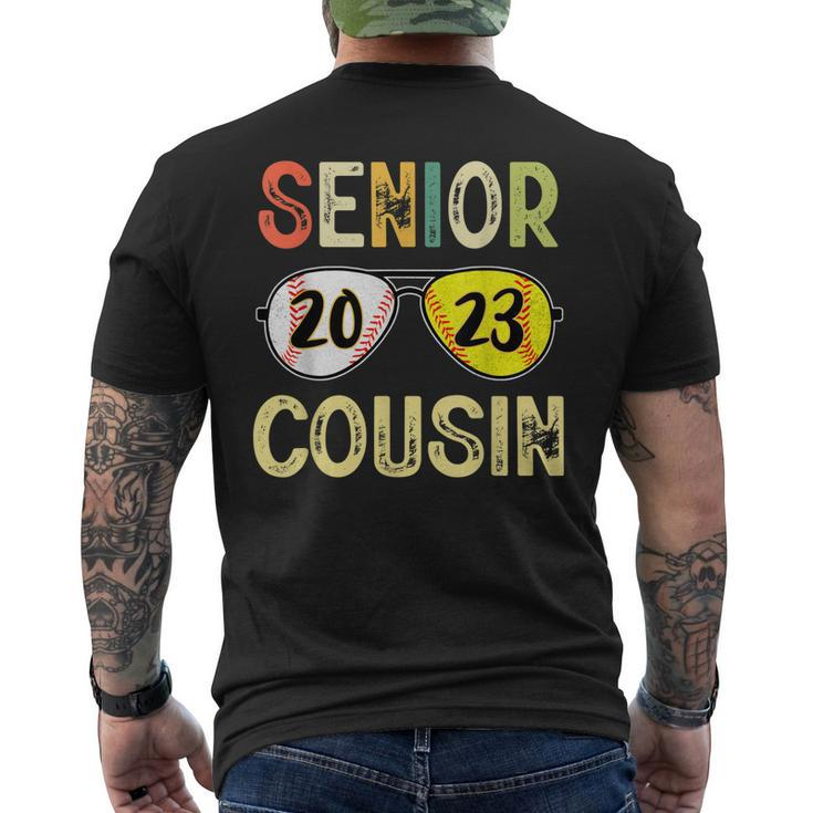 Senior Cousin Class Of 2023 Baseball Softball Graduate Men's Back Print T-shirt