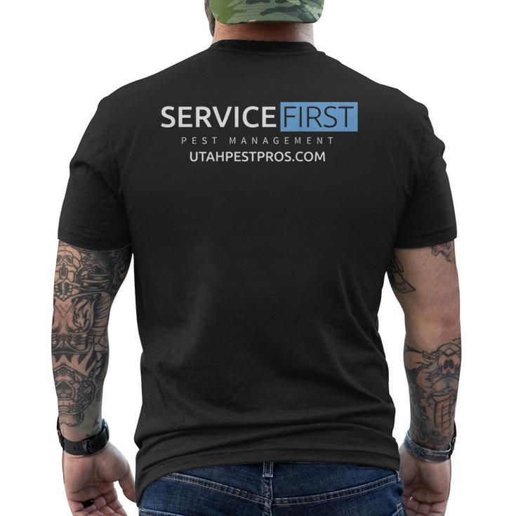 Service First Pm Men's Back Print T-shirt